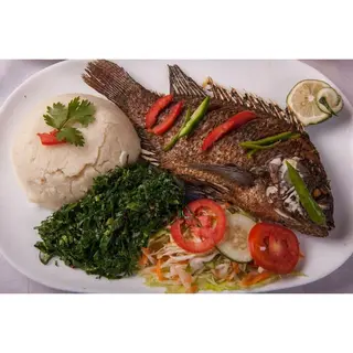 Deep-Fried Whole Fish Tilapia in Tomato Concasse