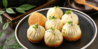 #41 Sheng Jian Bao - Chifle chinezești prăjite în tigaie (4 buc.)