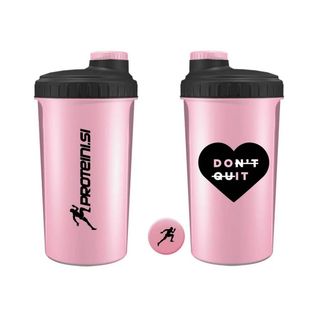 Proteini.si shaker 'don't quit - pink' 700 ml