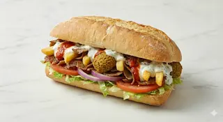 Panino falafel