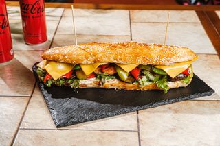 ვეგეტარიანული სენდვიჩი (15სმ)