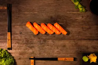 5 nigiri cu somon 