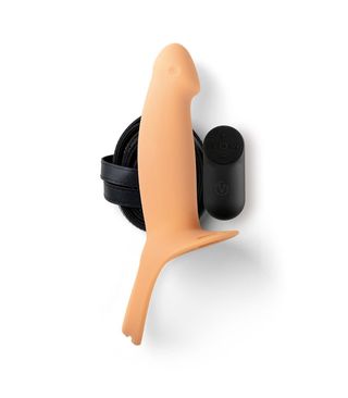 Arnés Hueco Vibrador Con Mando Virgite Silicona Blando H4 16'6 Cm