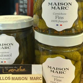 Pepinillos Maison Marc finos 385 Gr
