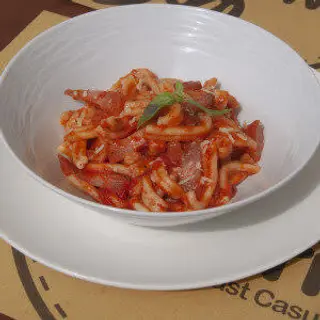 Casarecce all'amatriciana