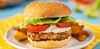 Chicken cheese burger