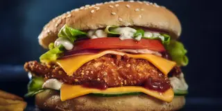 Hamburguesa de pollo