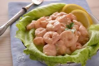 Cocktails di gamberetti in salsa rosa