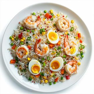 P10. Riso con gamberi