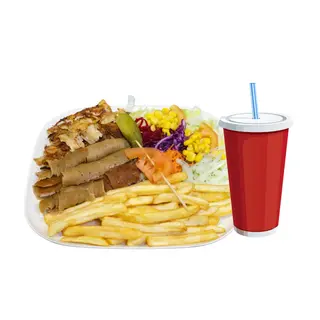 Menú Kebab Grande