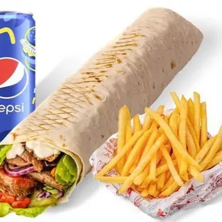 Menú Durum, Patatas Fritas Y Refresco