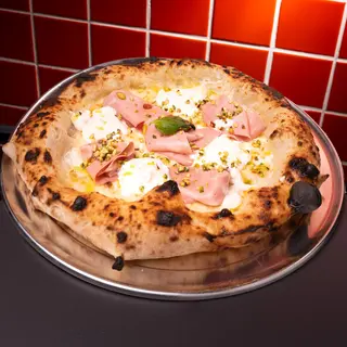 Pizza Mortadella E Pistacchio