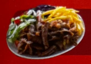 Zestaw danie kebab duży