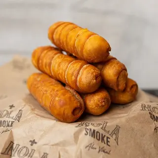 TEQUEÑOS CHEDDAR CON SALSA RANCHERA