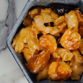 Pollo con Gamberi e Funghi