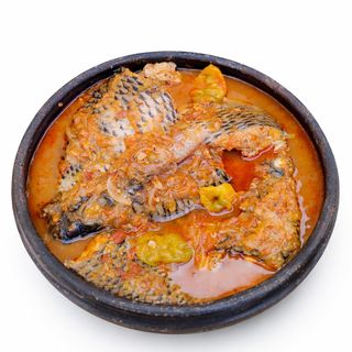 Soupe De Carpe & Attiéké