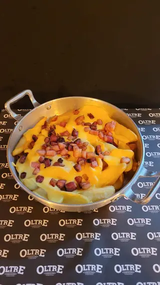Batata com Queijo e Bacon