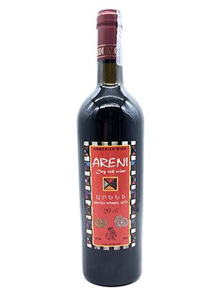 Գինի Արենի կարմիր  չոր  0,75լ, , հատ