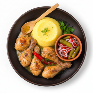 Saramura din pulpe de pui