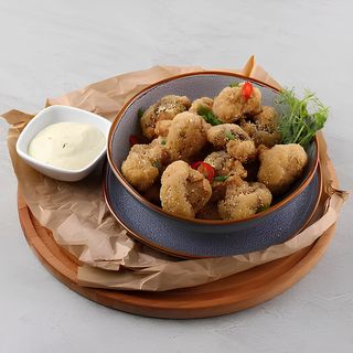 Печериці в хрумкій паніровці