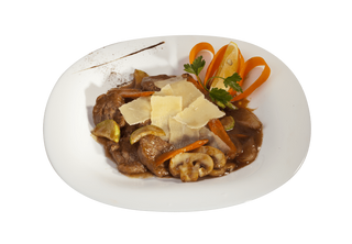 Крехко телешко със зеленчуци (320г)