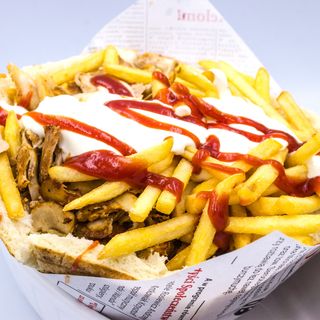 Kebab w bułce amerykański duży