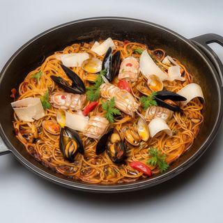 Espaguetis Frutti Di Mare