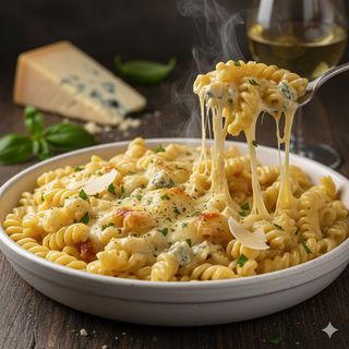 Pasta A Los 4 Quesos