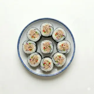 Futomaki Con Atún De Ensalada, guindilla, cebolla y mayonesa(9 Uds.)