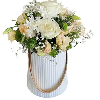 Pot floral White 