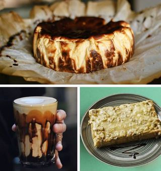 Комбо меню №1: Вафля Жульєн + Снікерс капучино + Баскський чізкейк