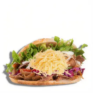Doner Kebab Doble Con Queso