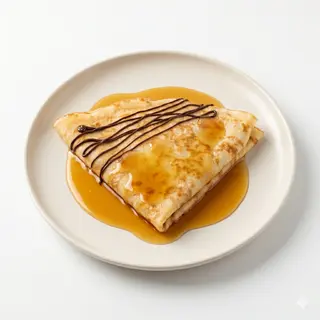 Crep con Gran Marnier flameado con azúcar