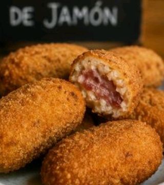 Croquetas mini de jamón ibérico