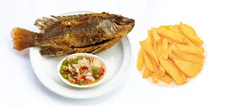 Frites Poisson Grillé