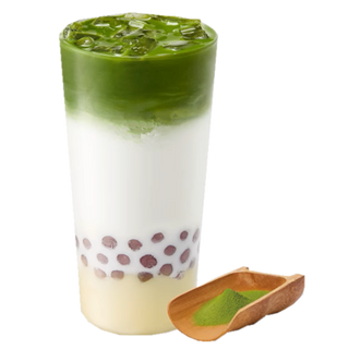 Top 2 - Tè matcha al latte di cocco con mochi taro ball