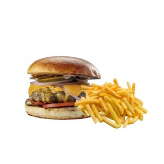 Пинтбургер + картофель фри