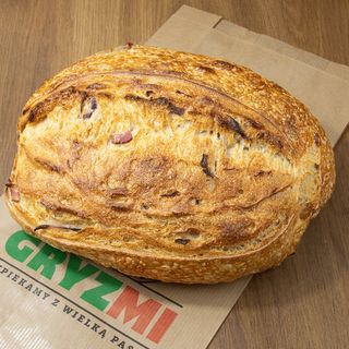 CHLEB PSZENNY Z CEBULĄ I BOCZKIEM