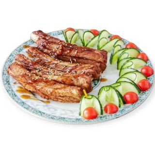 65.- Costillas A La Barbacoa