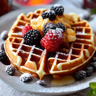 Waffle šumsko voće