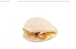 Gua bao pollo fritto insalata salsa