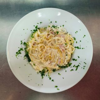 Esparguete à Carbonara