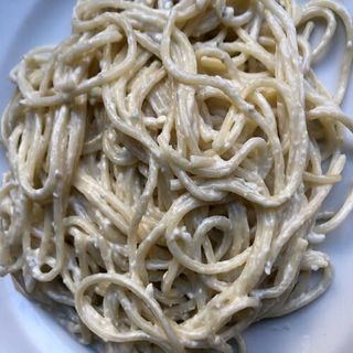Spaguetti a la roquefort