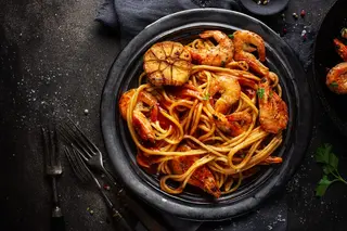 wok з морепродуктами