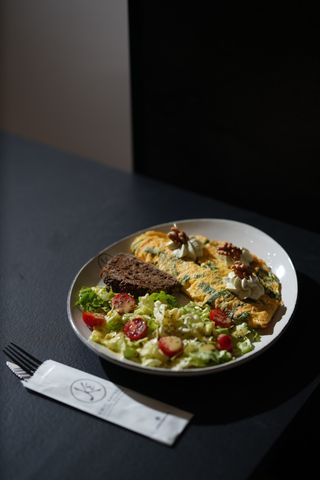 Omelette Ricotta Épinard