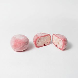 Mochi de Cheesecake Frambuesa y Choco Blanco
