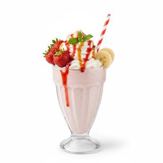 Batido De Fresa Y Banana