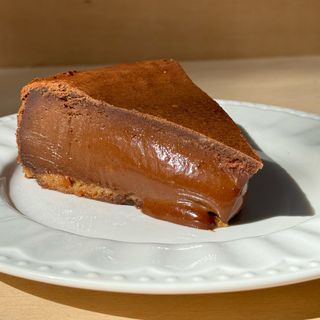 Tarta de Queso Nutella porción