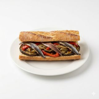 Escalivada Con Anchoas