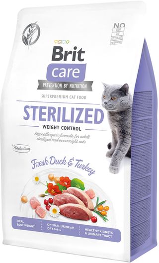 Brit Care Cat GF Sterilized Weight Control, 0,4кг